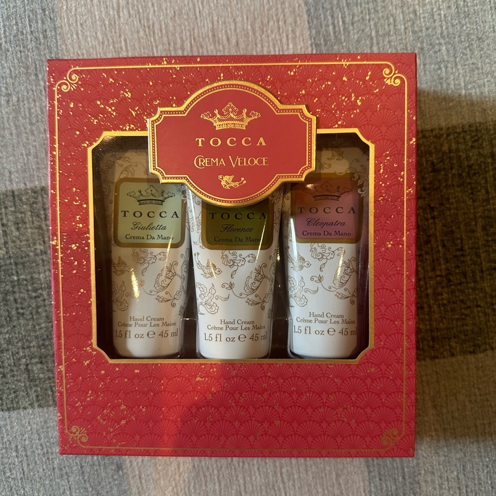 Tocca Crema Veloce Hand Cream Set - gift set NWT